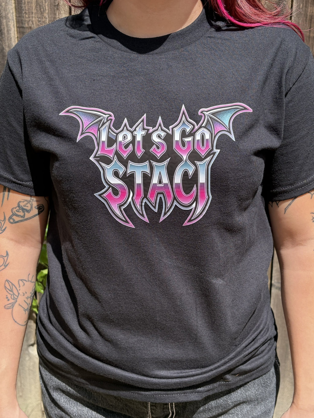BAT WING TEE