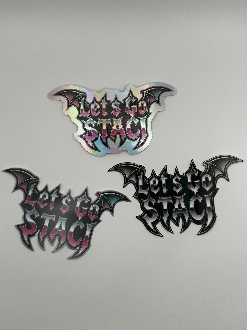 STICKER 6PK [BAT WING LOGO]