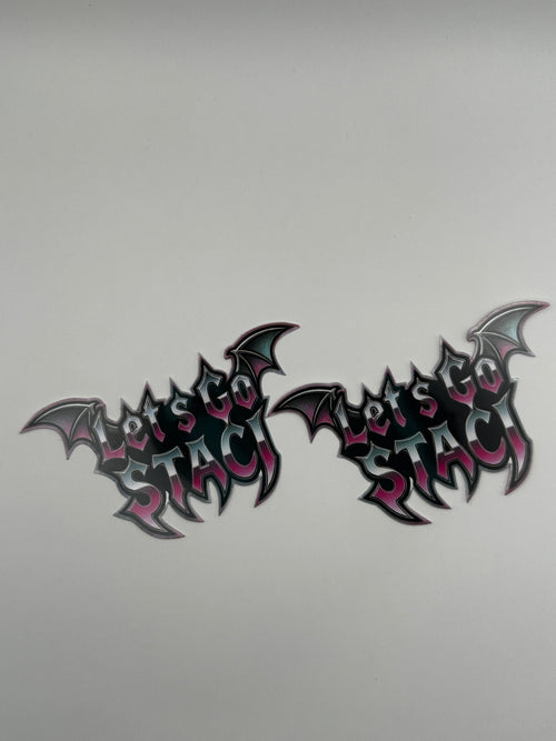 STICKER 6PK [BAT WING LOGO]